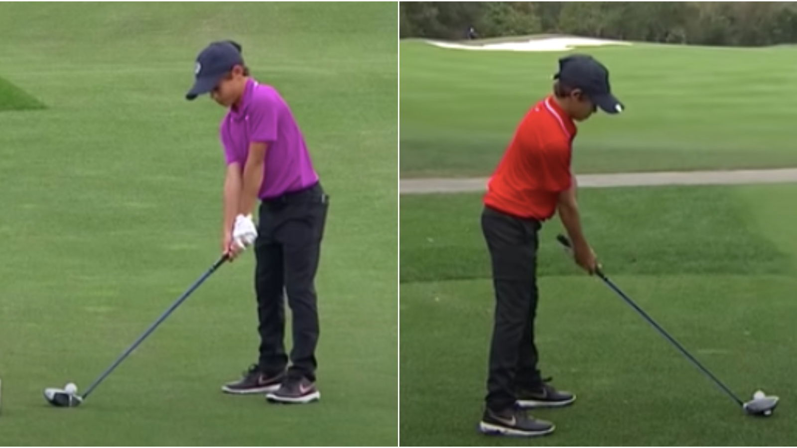 PGA Tour release FANTASTIC FOOTAGE of Charlie Woods 